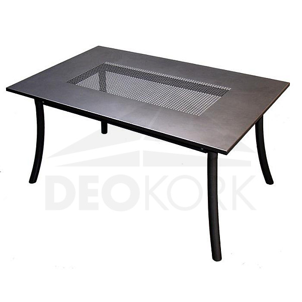 Gartentisch aus Metall PL 145 x 90 cm