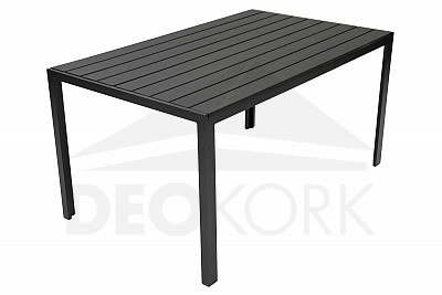 Gartentisch aus Aluminium TRENTO 150 x 90 cm
