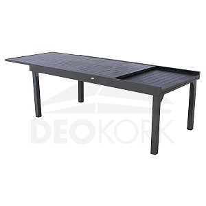 Gartentisch aus Aluminium VALENCIA 200/320 cm (anthrazit)