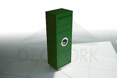 Paketbox RADIUS DESIGN (LETTERMANN standing ovation 1 darkgreen 600O) dunkelgrün