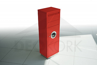 RADIUS DESIGN Paketbox (LETTERMANN standing ovation 1 red 600R) rot