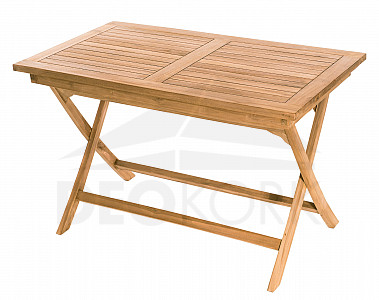 Gartentisch aus Teak COIMBRA 120x70 cm, rechteckig