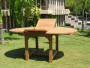Gartentisch aus Teak SANTIAGO 160/210 x 100 cm, oval