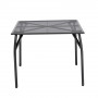 Gartentisch aus Metall EDEN 90x90 cm