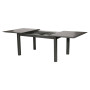 Gartentisch aus Aluminium VERMONT 160/254 cm (Anthrazit / Grau)