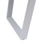 Aluminiumtisch GALIA 220/280x113 cm (weiß)